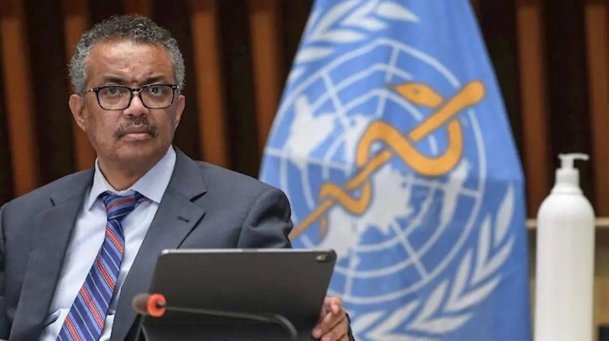 oms Organización Mundial de la Salud Tedros Adhanom Ghebreyesus